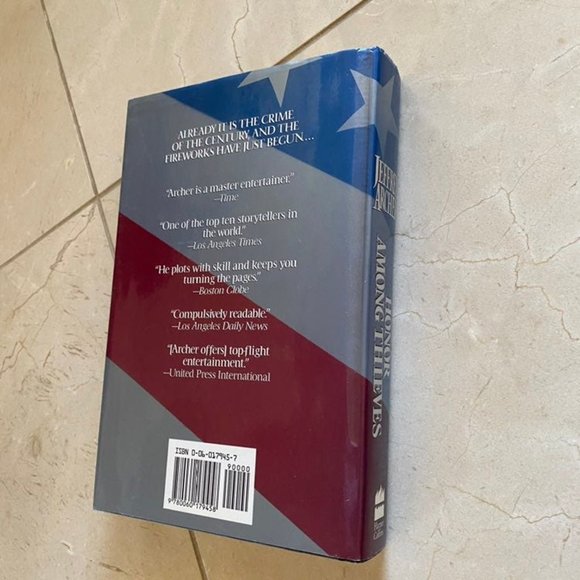 Jeffrey Archer novel "Honor Among Thieves" 1993 Political Intrigue Iraq - Picture 2 of 5